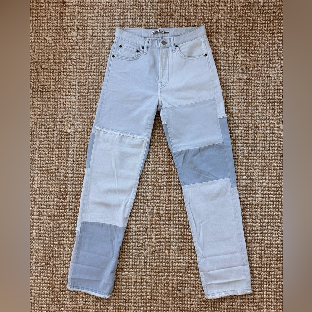 Acne Studios Patchwork Light Blue Jeans